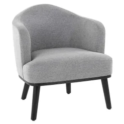 Kirklands Home Accent Chairs|Upholstered Midcentury Modern Accent Chair Gray