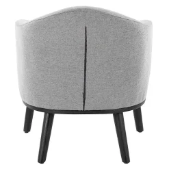 Kirklands Home Accent Chairs|Upholstered Midcentury Modern Accent Chair Gray