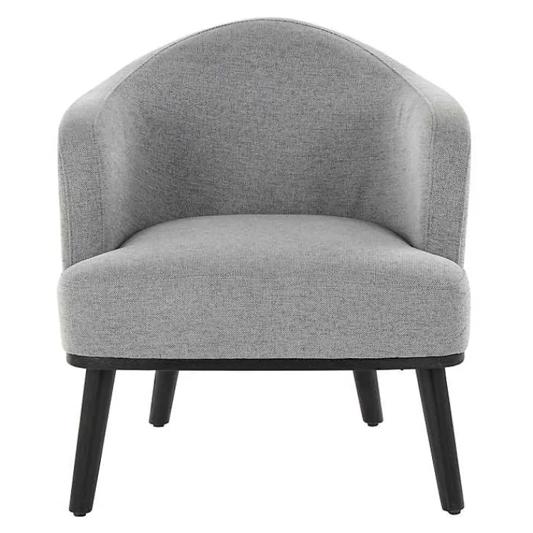 Kirklands Home Accent Chairs|Upholstered Midcentury Modern Accent Chair Gray