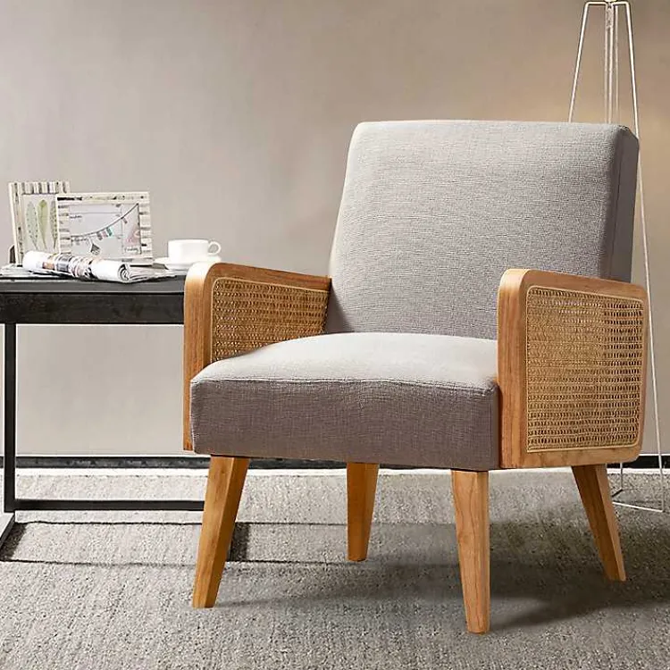 Kirklands Home Accent Chairs|Upholstered Velvet Accent Chair Gray