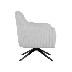 Kirklands Home Accent Chairs|Velvet Swivel Accent Chair Gray
