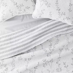Kirklands Home Quilts|Gray Vines Reversible 2-pc. Twin Quilt Set