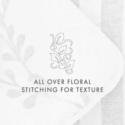 Kirklands Home Quilts|Gray Vines Reversible 3-pc. Queen Quilt Set