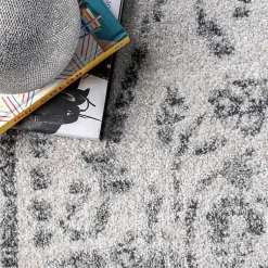 Kirklands Home Area Rugs|Gray Vintage Distressed Area Rug, 10x14