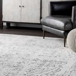 Kirklands Home Area Rugs|Gray Vintage Distressed Area Rug, 10x14