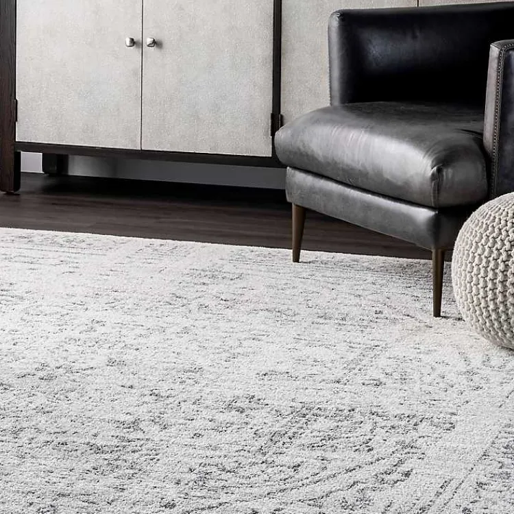 Kirklands Home Area Rugs|Gray Vintage Distressed Area Rug, 10x14