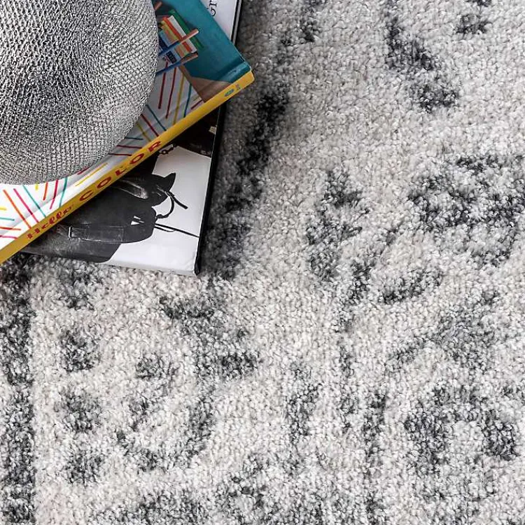 Kirklands Home Area Rugs|Gray Vintage Distressed Area Rug, 12x18