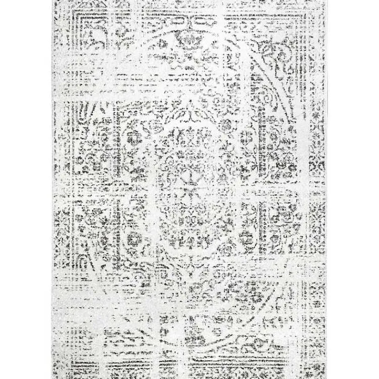Kirklands Home Area Rugs|Gray Vintage Distressed Area Rug, 8x12
