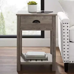 Kirklands Home Accent & End Tables|Wash Country Accent Table Gray