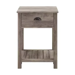 Kirklands Home Accent & End Tables|Wash Country Accent Table Gray