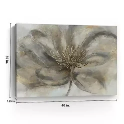 Kirklands Home Canvas Art|Wildflower Canvas Art Print Gray