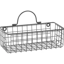 Kirklands Home Shelves|Gray Wire Wall Baskets, Set of 2