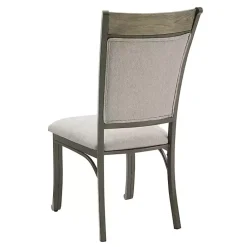Kirklands Home Dining Sets|Wood and Upholstered Chairs 5-pc. Dining Set Gray