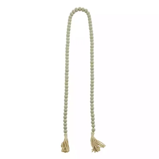 Best Wood Beads Cream Tassel Garland Decorative Accents