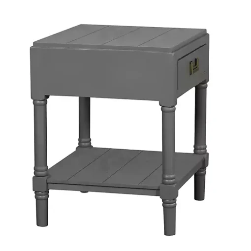 Kirklands Home Accent & End Tables|Wood Layla Accent Table Gray