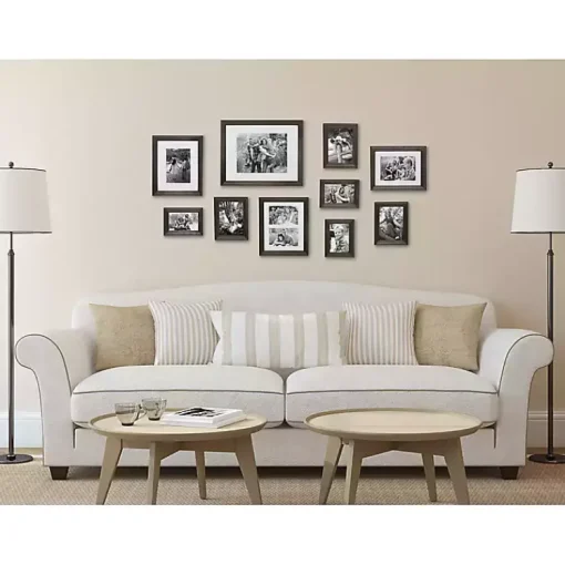 Kirklands Home Gallery Wall Frames|Wood 10-pc. Gallery Wall Picture Frame Set Gray