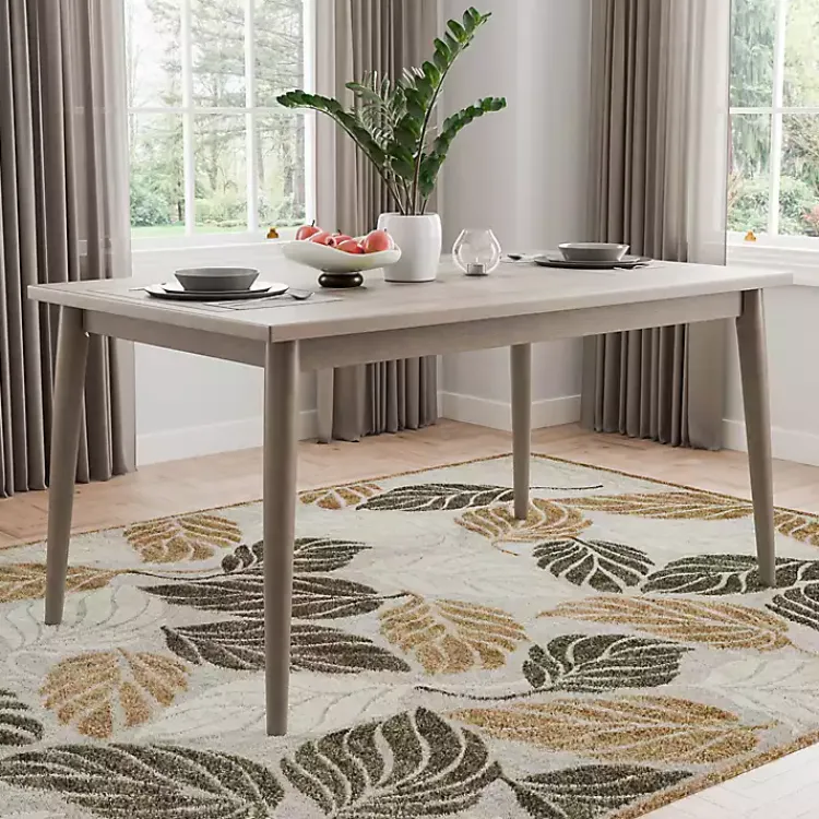 Kirklands Home Dining Tables|Wood Porter Modern Dining Table Gray