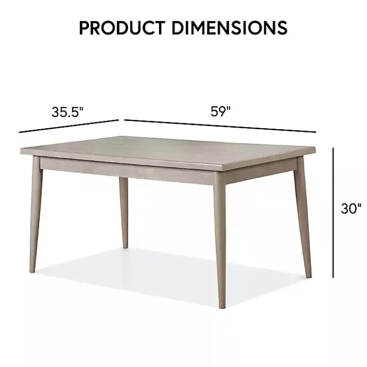 Kirklands Home Dining Tables|Wood Porter Modern Dining Table Gray