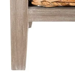 Kirklands Home Accent & End Tables|Wood Side Table with Baskets Gray