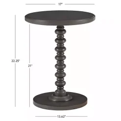 Kirklands Home Accent & End Tables|Wood Spindle Side Table Gray