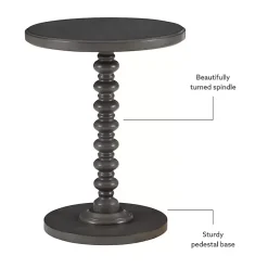 Kirklands Home Accent & End Tables|Wood Spindle Side Table Gray