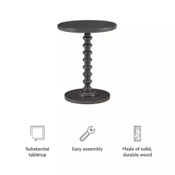 Kirklands Home Accent & End Tables|Wood Spindle Side Table Gray