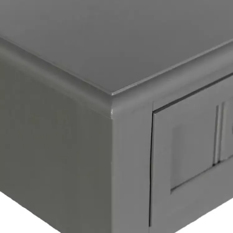 Kirklands Home Accent & End Tables|Wood Square Hampton Accent Table Gray