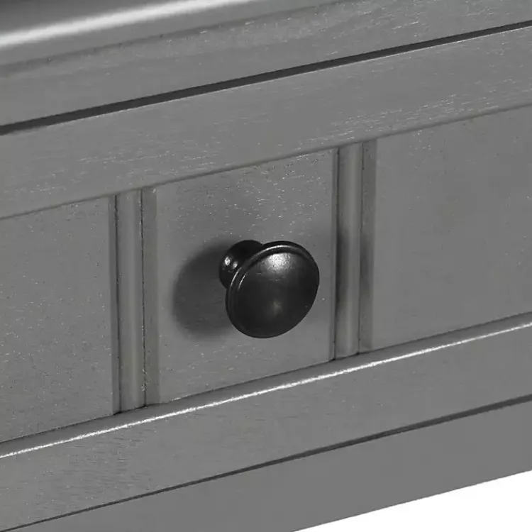 Kirklands Home Accent & End Tables|Wood Square Hampton Accent Table Gray