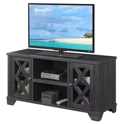 Kirklands Home Tv Stands & Media Consoles|Wood X Doors Media Cabinet Gray