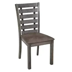 Kirklands Home Dining Chairs|Wooden Fiji Dining Chairs, Set of 2 Gray