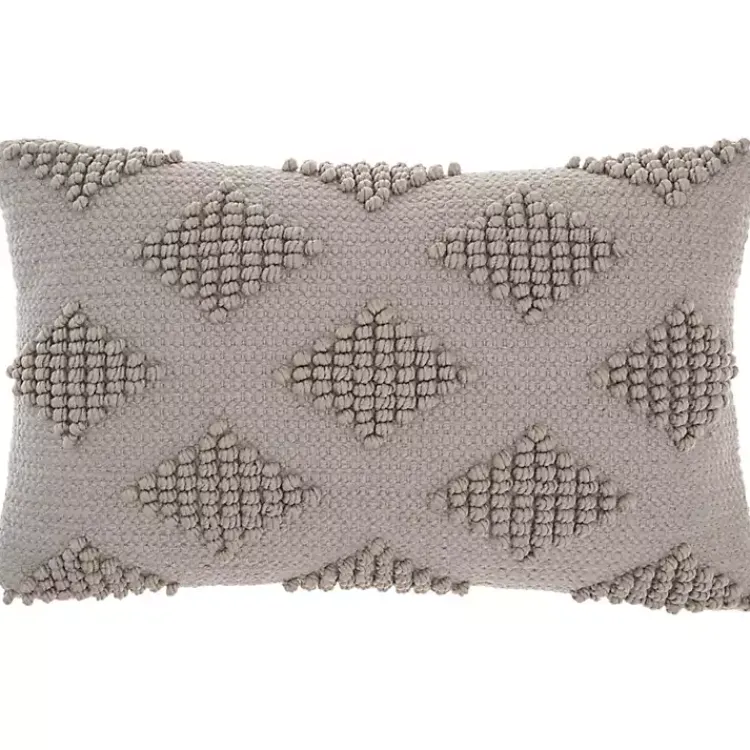 Clearance Woven Diamonds Lumbar Pillow Pillows