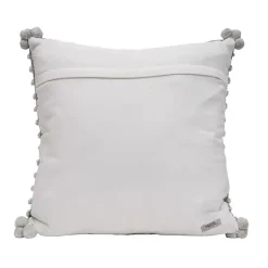 Kirklands Home Outdoor Cushions & Pillows|Woven Knots Outdoor Pillow Gray