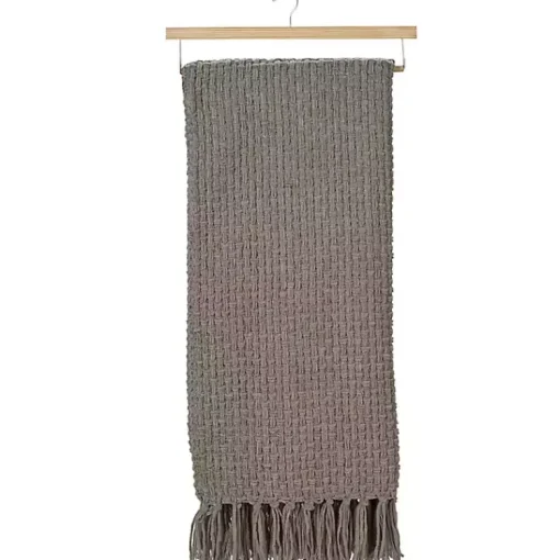 Sale Woven Waffle Knit Chenille Throw Blankets & Throws