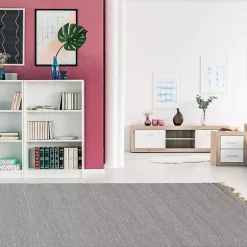 Kirklands Home Area Rugs|Woven Wool and Jute Area Rug, 7x10 Gray