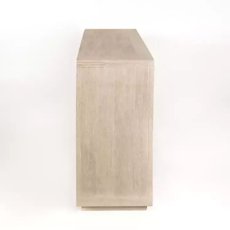 Kirklands Home Cabinets & Sideboards|Graywashed Wood Herringbone Sideboard