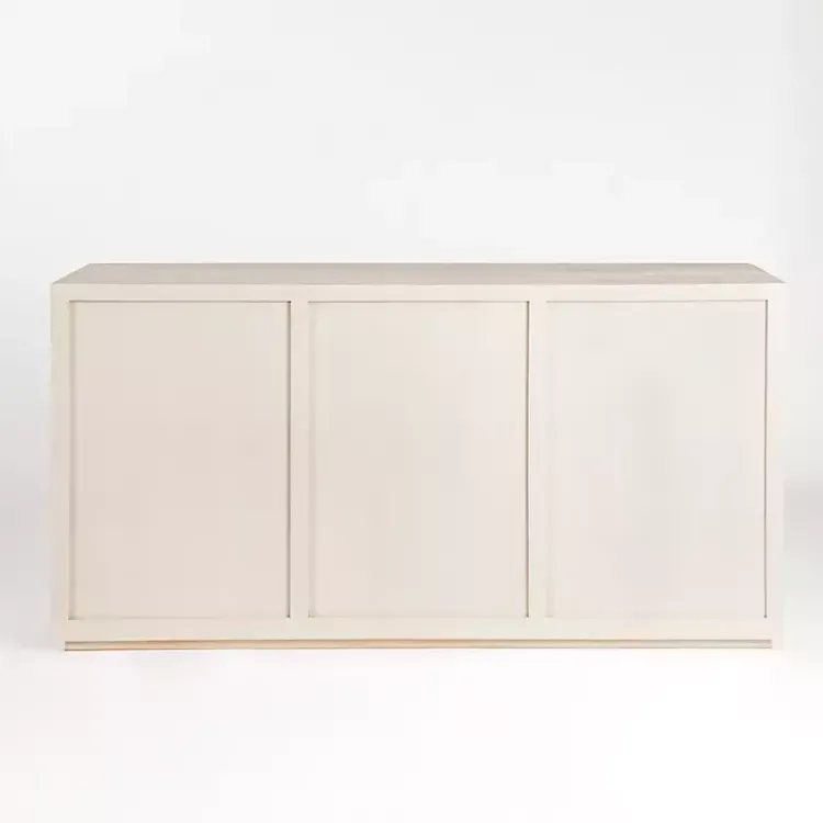 Kirklands Home Cabinets & Sideboards|Graywashed Wood Herringbone Sideboard