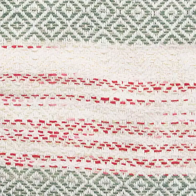 Online Green & Red Patterned Stripe I Stocking Christmas Stockings & Stocking Holders
