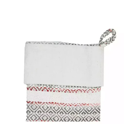 Hot Green & Red Patterned Stripe II Stocking Christmas Stockings & Stocking Holders