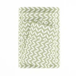 Kirklands Home Bed Sheets|Green and White Chevron 3-pc. Twin Sheet Set