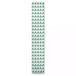 Best Green and White Clover Grid Table Runner, 72 in. St Patricks Day Decorations