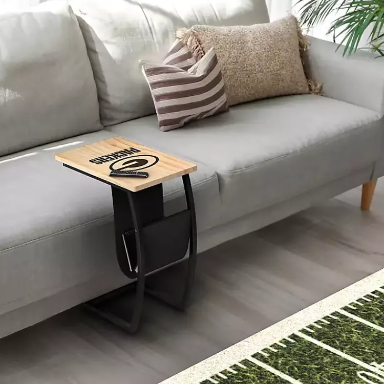 Kirklands Home Accent & End Tables|Green Bay Packers Wood C-Table Tan