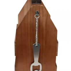 Kirklands Home Outdoor Dining|Green Bay Packers Wooden Condiment Caddy Brown