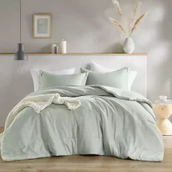 Kirklands Home Comforters|Chambray 3-pc. Full/Queen Comforter Set Green