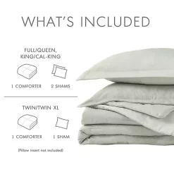 Kirklands Home Comforters|Chambray 3-pc. King Comforter Set Green