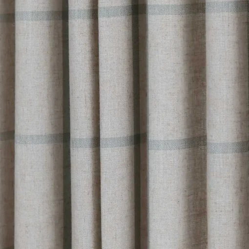 Kirklands Home Curtains & Drapes|Green Checkered Single Curtain Panel, 84 in.