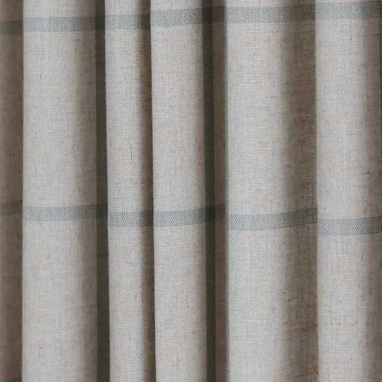 Kirklands Home Curtains & Drapes|Green Checkered Single Curtain Panel, 84 in.