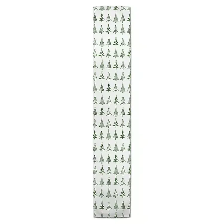 Kirklands Home Table Linens|Green Christmas Tree Table Runner