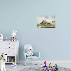 Kirklands Home Canvas Art|Green Country Rood Canvas Art Print