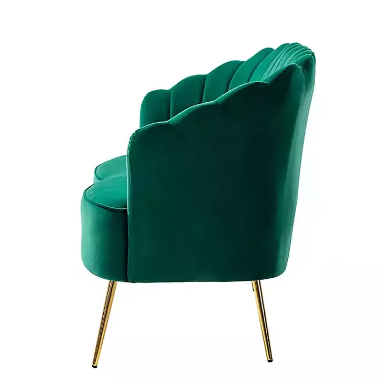 Kirklands Home Sofas & Loveseats|Donata Velvet Tufted Loveseat Green