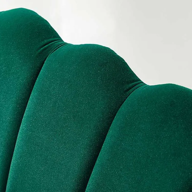 Kirklands Home Sofas & Loveseats|Donata Velvet Tufted Loveseat Green